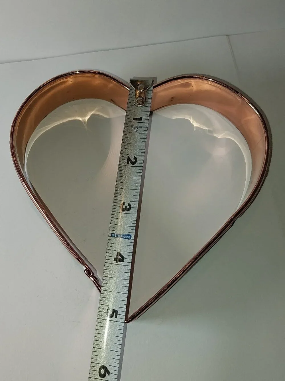 Copper Heart Cookie Cutter 5 1/2